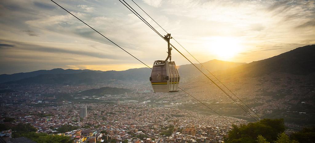 Medellín Metrocable - Cortesía de: Medellin travel Greater Medellín Bureau